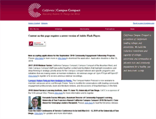 Tablet Screenshot of cacampuscompact.org